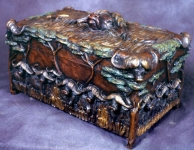 Cape Buffalo Humador or Keepsake Box